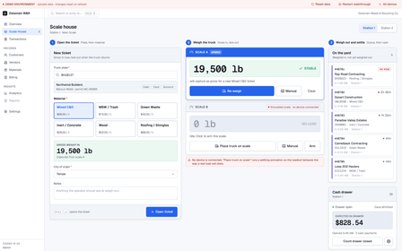 Waste Facility Management — screenshot